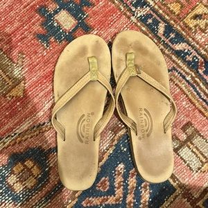Women's Rainbox Leather Flip Flops